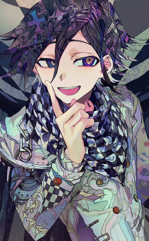 New Danganronpa V3, Nagito Komaeda, Danganronpa 3, Danganronpa V3, Danganronpa Characters, Art Style Inspiration, Character Design Male, Colorful Drawings, An Anime