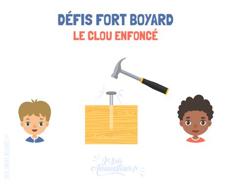 🏆 Trouvez des idées d’épreuves fort Boyard ➡ Le clou enfoncé Fort, Movie Posters, Film Posters