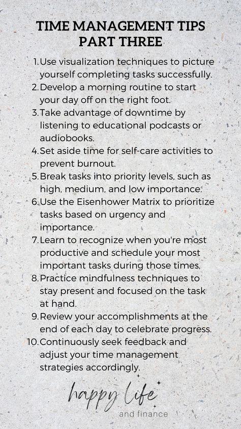 Unlock peak productivity with these expert time management tips! Utilize task management apps, prioritize tasks effectively, and develop a morning routine. Stay focused, schedule tasks wisely, and practice mindfulness. Say hello to crushing goals effortlessly! A Morning Routine, Practice Mindfulness, Time Management Strategies, Management Strategies, Todo List, Task Management, Day Time, Productivity Hacks, Time Management Tips