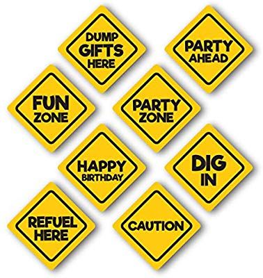 Construction Zone Birthday Party, Construction Zone Party, Caution Signs, Birthday Party Signs, Party Signage, Construction Theme Birthday Party, Transportation Party, Construction Cake, Construction Theme Party