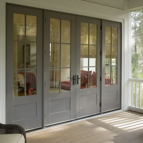 French Doors Living Room, Single French Door, Sliding French Doors, Internal French Doors, French Doors Exterior, Porch Doors, Double French Doors, French Doors Patio, Casa Container