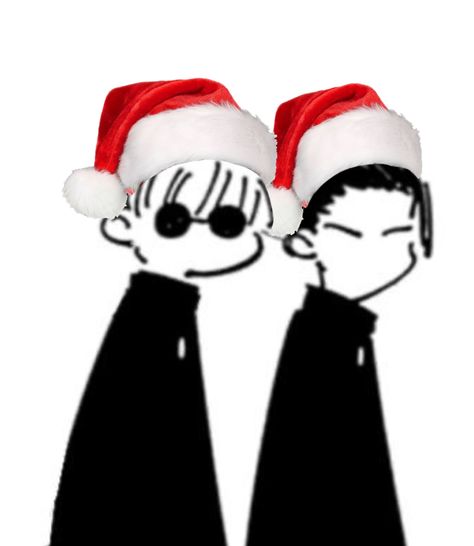 Jjk Santa Hat Pfp, Gojo And Getou Match Icons Christmas, Jujutsu Kaisen Christmas Wallpaper, Gojo With Santa Hat, Jjk Christmas Icons, Satosugu Christmas, Gojo Christmas Pfp, Jjk Christmas Pfp, Gojo Christmas