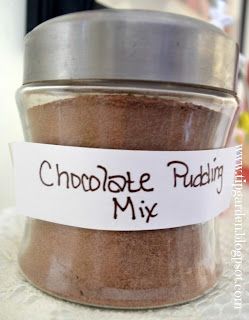 chocolate pudding mix Diy Seasonings, Jar Mixes, Homemade Dry Mixes, Diy Mixes, Mix Chocolate, Dry Mixes, Mango Pudding, Homemade Pantry, Homemade Pudding