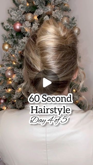 Lainey Ostrom on Instagram: "60 second hairstyle Day 4 of 5 - this French twist is easy and cute! Let me know what you think! Save and try!  - #frenchtwist #frenchroll #eleganthair #romantichairstyle #romantichair #longhairupdo #hairupstyle #hairupdostyle #holidayhairstyle #hairinspirationoftheday #hairvideosbystylists" French Twist Medium Hair, Easy French Twist Medium Hair, French Roll Hairstyle, Easy French Twist, French Roll, French Twists, French Twist Hair, Romantic Hairstyles, Classic Hairstyles