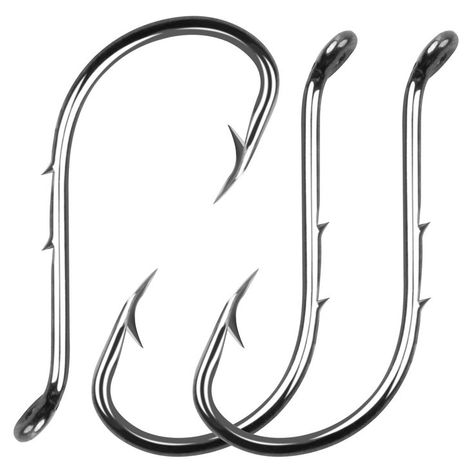 100pcs Octopus Baitholder Fishing Hooks, Sharp Barbed Beak Fish Hooks Black High Carbon Steel Circle Jig Hook Size: 8# - 6/0# Circle Jig, Cowboy Images, Fishing Stuff, Black Hook, Fishing Hooks, Fish Hooks, Fishing Tackle, High Carbon Steel, Fish Hook