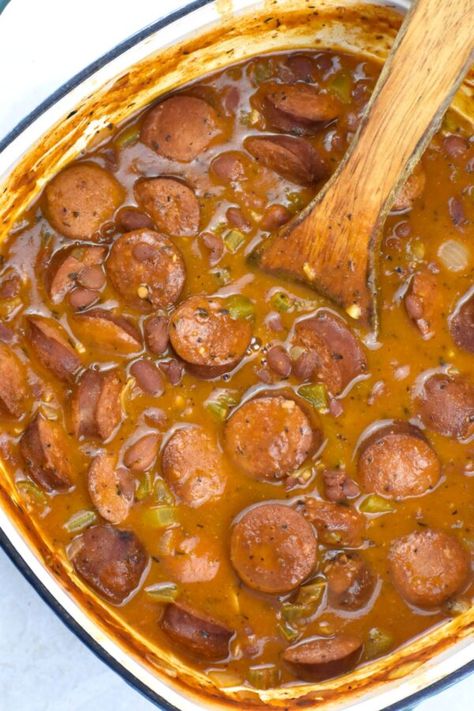 Red Beans and Rice - GypsyPlate Authentic Gumbo Recipe, Gumbo Rice, Authentic Gumbo, Chicken And Sausage Gumbo Recipe, How To Make Gumbo, Sausage Gumbo Recipe, Easy Gumbo, Dark Roux, Chicken And Sausage Gumbo