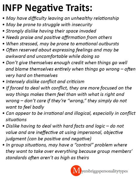 Exactly, except for the facts and emotions thing, I'd rather go by facts than what I think is "right" Infp Personality Type, Infp Personality, Negative Traits, Myers Briggs Personality Types, Infp T, Infj Personality, Unhealthy Relationships, How To Express Feelings, Damian Wayne