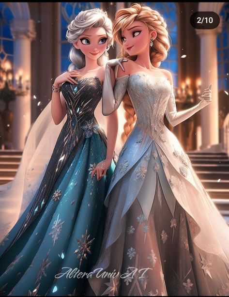 Frozen Illustration, Elsa Aesthetic, Modern Elsa, Cool Dresses, Elsa Pictures, Frozen Sisters, Modern Dresses, Disney Frozen Elsa Art, Disney Princess Artwork