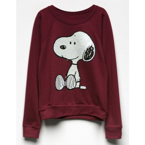 Snoopy Girls Sweatshirt ($23) ❤ liked on Polyvore featuring tops, hoodies, sweatshirts, crewneck sweatshirt, graphic crewneck sweatshirt, long sweatshirt, long tops and red crew neck sweatshirt Snoopy Hoodie, Mickey Mouse Images, Red Crew Neck, Raglan Sleeve Sweatshirt, Geek Clothes, Girls Sweatshirt, Red Crewneck, Red Pullover, Painted Denim