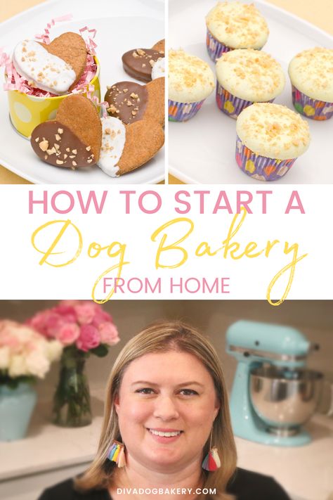 Selling Homemade Dog Treats, Dog Treats Homemade To Sell, How To Start A Dog Treat Business From Home, Diy Gourmet Dog Treats, Creative Dog Treats, Dog And Cat Treat Recipes, Homemade Dog Treat Business, Frosting For Dog Treats, Dog Deserts