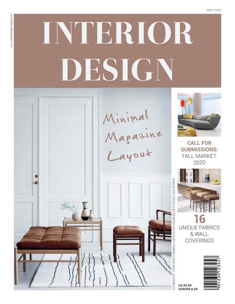 Interior Design Magazine Cover, Interior Design Magazine Layout, Interior Design Minimal, Industrial Design Portfolio, Interior Layout, Presentation Design Layout, Magazine Cover Design, Classy Design, Natural Design