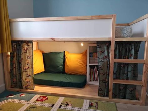 Kura Bookshelf, Boys Cabin Bed, Bunk Beds Ideas, Boys Room Bunk Beds, Home Decorating Styles, Ikea Bunk Bed, Bunk Beds Boys, Toddler Bunk Beds, Ikea Kura Bed