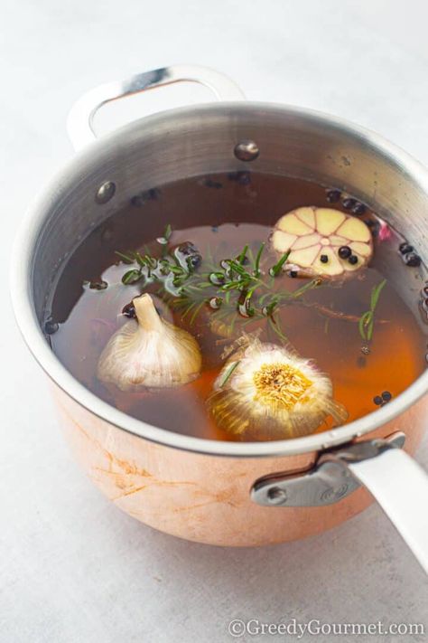 Apple Cider Turkey Brine | Greedy Gourmet Apple Cider Turkey Brine, Cider Turkey Brine, Beer Brine, Apple Cider Turkey, Apple Cider Brined Turkey, Poultry Brine, Turkey Giblet Gravy, Best Turkey Brine, Brine Turkey