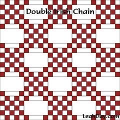 Double Irish Chain Free Quilt Pattern Double Irish Chain Quilt Pattern Free, Double Irish Chain Quilt Pattern, Irish Quilt Patterns, Double Irish Chain Quilt, Irish Chain Quilt Pattern, Irish Quilt, Irish Pattern, Celtic Quilt, Vintage Quilts Patterns