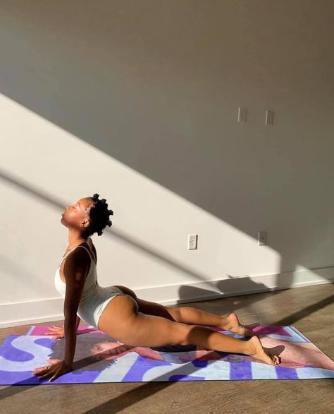 Kemetic Yoga, Summer Body Workout Plan, Yoga Aesthetic, Summer Body Workouts, Fashion Shoes Heels, Advanced Yoga, Black Femininity, Body Workout Plan, Black Yoga