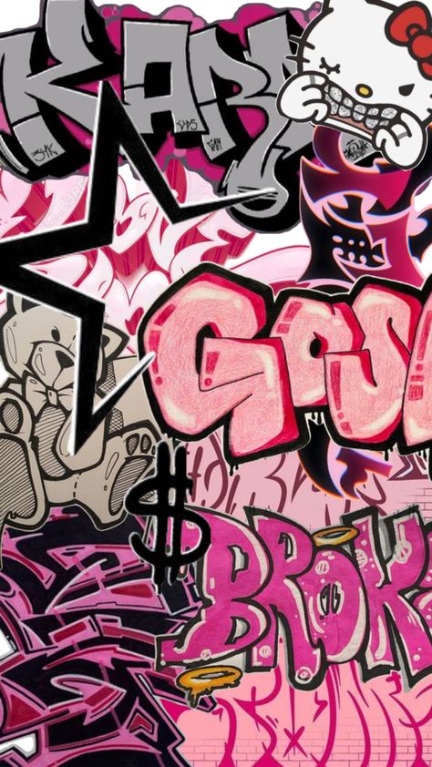 Hiphop Graffiti, Pretty Wallpaper Ipad, Hello Kitty Wallpaper Hd, Kaws Wallpaper, Pink Wallpaper Hello Kitty, Walpaper Hello Kitty, Graffiti Wallpaper Iphone, Iphone Wallpaper Classy, Iphone Wallpaper Pattern