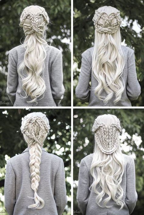 Dnd Hairstyles, Daenerys Hair, Hairstyle Change, Targaryen Hair, Medieval Hairstyles, Viking Hair, Gra O Tron, Fantasy Hair, Hair Reference