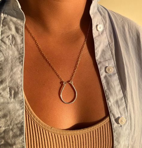 Ring Holder Necklace - Silver link with Gold Chain Wear Rings, Ring Holder Necklace, Smooth Texture, Gold Filled Chain, Physical Activities, Necklace Silver, Ring Holder, Silver Necklaces, Gold Chain