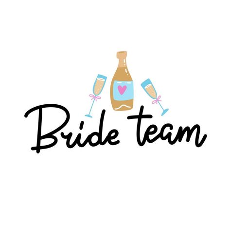 Team Bride Logo Design, Team Bride Logo, Bridal Shower Nails, Shower Nails, Baby Shower Return Gifts, 40th Birthday Quotes, Blue Bride, Engagement Party Gifts, Eid Cards