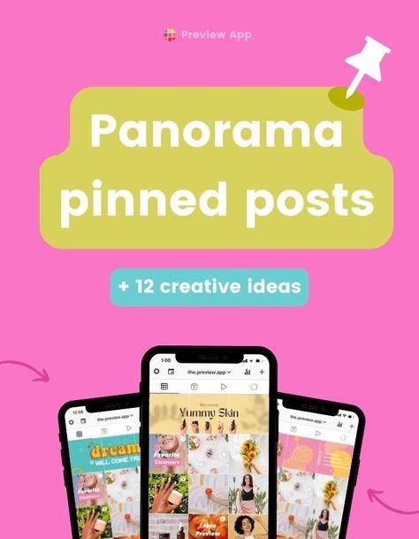 How to Create Seamless Panorama with Instagram Pinned Posts ( ideas) Instagram Pinned Post Banner Ideas, Instagram Pinned Post Ideas, Instagram Pinned Post Banner, Instagram Fonts, Gain Instagram Followers, Handwriting Logo, Blog Font, Posts Ideas, Instagram Font