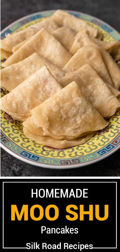 Moo Shu Pancakes, Asian Pancakes, Moo Shu Chicken, Moo Shu Pork, Moo Shu, Peking Duck, Easy Chinese Recipes, Asian Flavors, Chinese Dishes