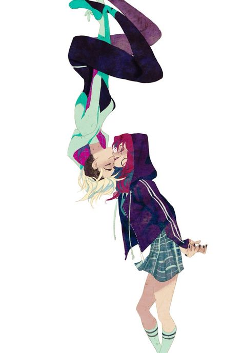 Gwen Stacy Comic, Spider Gwen Art, Spider Art, Lesbian Art, Spider Girl, Gwen Stacy, Spider Gwen, Spider Woman, Spiderman Art