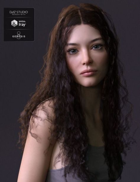 Miriam HD for Genesis 8 Female | 3D Character for Daz Studio #dazstudio #3dmodel Drawing Female Body, Natural Lip Colors, Daz Studio, Daz 3d, Computer Graphics, Natural Face, 1 Image, Natural Lips, Eye Color