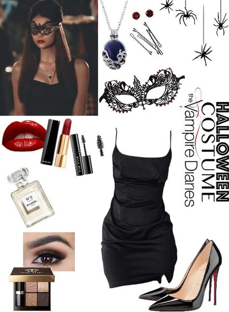 Katherine Pierce Halloween, Katherine Pierce Halloween Costume, Outfit Ideas Halloween, Vampire Diaries Costume, Katherine Pierce Outfits, Halloween Party Outfits, Chanel No 5, Halloween Costume Outfits, Katherine Pierce