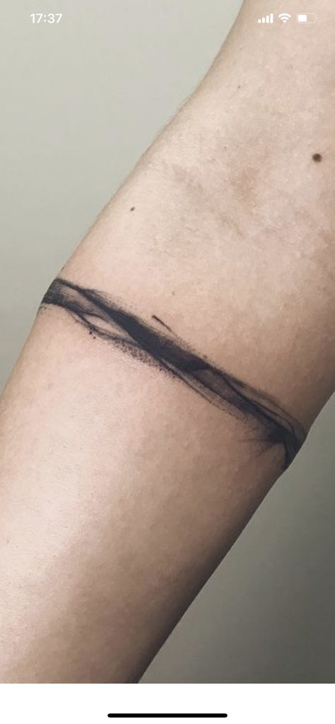 Geometric Wrap Around Tattoo, Couple Armband Tattoo, Abstract Band Tattoo, Ruler Tattoo Arm, Solid Arm Band Tattoo, Men Bracelet Tattoo, Arm Wrap Tattoo Men, Abstract Minimalist Tattoo, Wrist Band Tattoo Men