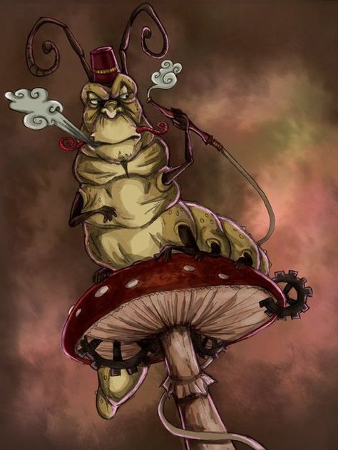 absalom... the caterpillar American Mcgee’s Alice, Alice In Wonderland Artwork, Dark Alice In Wonderland, Alice In Wonderland Drawings, Alice In Wonderland Illustrations, Wonderland Artwork, Madness Returns, Wonderland Tattoo, Alice Madness Returns