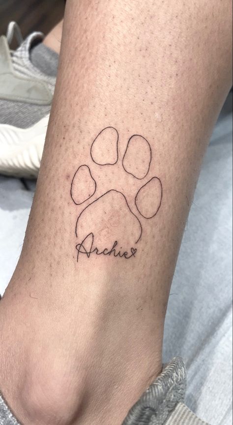 Pet Initial Tattoo, Dog Tattoo With Name, Dogs Name Tattoo, Dog Name Tattoos, Dog Name Tattoo Ideas, Dog Nose Tattoo, Dog Name Tattoo, Westie Tattoo, Unique Dog Tattoo