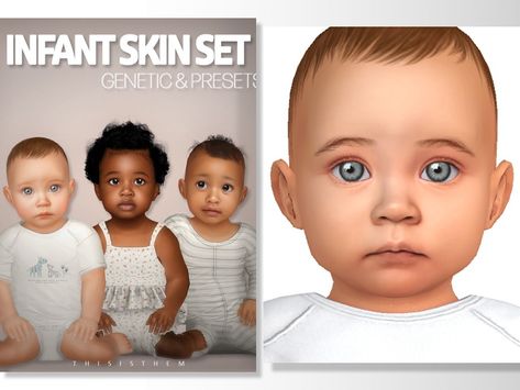 The Sims Resource - [Patreon] Infant Skin N13 Overlay Ts4 Infant Cc Skin, Sims 4 Infant Hair Alpha, Sims 4 Infant Skin Overlay, Sims 4 Cc Toddler Skin, Infant Hair Sims 4 Cc, Infant Hair Cc Sims 4, Ts4 Hair, Sims 4 Stories, Baby Accesories