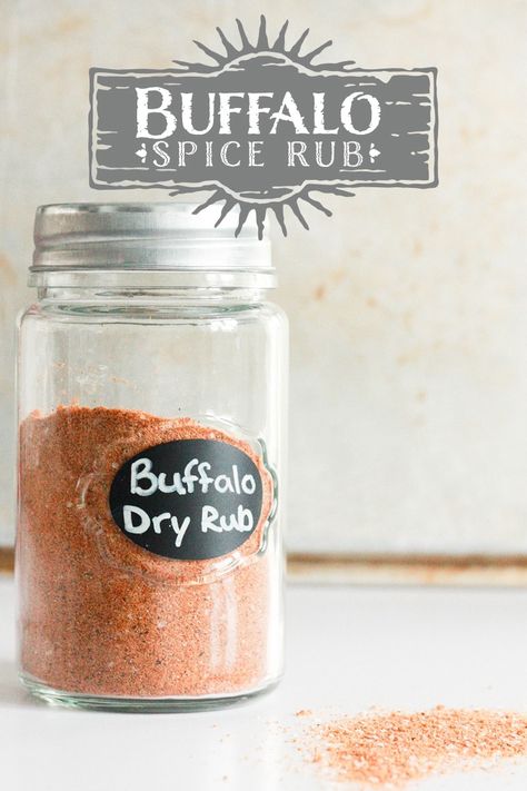 buffalo spice rub Buffalo Dry Rub, Bbq Dry Rub, Dry Rub Recipes, Dry Rubs, Meat Rubs, Buffalo Wild, Smoker Cooking, Spice Mix Recipes, Buffalo Wild Wings