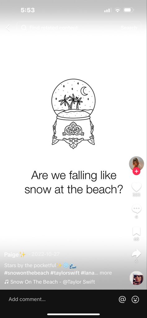 Snow On The Beach Taylor Swift Tattoo, Snow On The Beach Tattoo, Snow Globe Tattoo, Two People Dancing, Lana Del Rey Tattoos, Globe Drawing, Snow On The Beach, Globe Tattoos, Taylor Swift Drawing