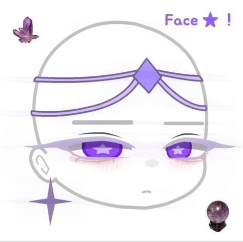 Gacha Life Eyes Base, Gacha Club Eyes Ideas Girl, Gacha Club Face Ideas Girl, Gacha Face, Gacha Eyes, Moving Dolls, Gacha Base Poses Cute, Gacha Hair, Dibujo Simple