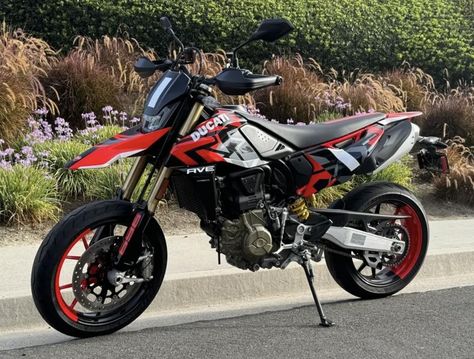 The 2024 Ducati Hypermotard 698 Mono. Ducati Motorcycle, Ducati Hypermotard, Ducati Motorcycles, Ducati, Bike, Quick Saves