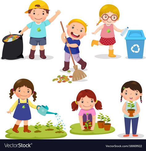 Button People, Waste Recycling, Icons Website, Summer Camps For Kids, Kids Cleaning, People Icon, Kids Vector, Web Icons, Kids Clipart