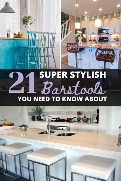 Counter Stools Kitchen Island Modern, Bar Stools For Kitchen Island, Trendy Bar Stools, Island Bar Stools Kitchen, Kitchen Island Barstools, Farmhouse Kitchen Barstools, Kitchen Barstools Counter Stools, Kitchen Island With Bar Stools, Modern Bar Stools Kitchen Island