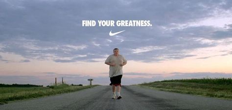 Find your greatness. Effective Ads, Nike Ad, Great Ads, Best Ads, Sports Quotes, Running Workouts, Creative Advertising, Ad Campaign, Fitness Quotes