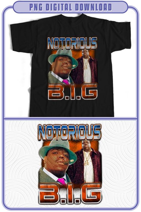 Notorious Big Shirt, Bootleg Tshirt, Bootleg Design, Music Designs, Shirts Pillows, Notorious Big, Big Shirt, Graphic Tshirt Design, Music Design