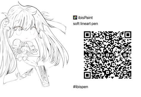 Ibis Paint Brush Code For Lineart, Qr Codes Ibis Paint Lineart, Lineart Pens For Ibispaint, Lineart Tutorial Digital Ibispaint, Ibis Paint X Brush Code Lineart, How To Lineart Ibispaint, Soft Pen Ibis Paint, Soft Lineart Ibis Paint, Lineart Brushes Ibis Paint