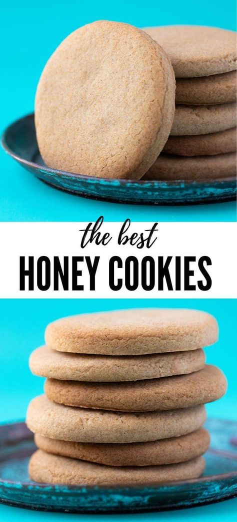 You’ll love these Honey Cookies, made with butter, brown sugar and honey, spiced with ginger and cinnamon. These cut-out cookies are so easy to make and taste absolutely delicious! Recipe from sweetestmenu.com #cookies #honey #baking #dessert #christmas Honey Cut Out Cookies, Honey Baked Goods, What To Make With Honey, Honey Ganache, Cookies Made With Honey, Honey Cookies Recipe, Honey Ginger, Honey Cookies, Ginger And Cinnamon