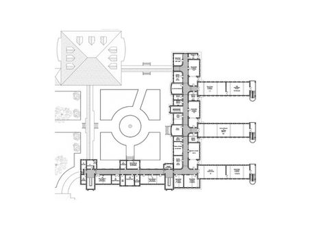 Gallery of Las Nieves Technical Vocational School / WRL Arquitectos - 34 Training Center Design, School Floor Plan, Technical Schools, Vocational School, School Plan, Odaiba, Training Center, Design Planning, Floor Plans