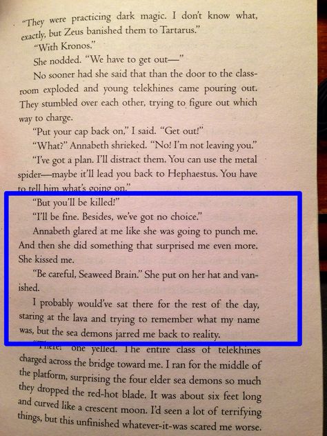 Percabeth first kiss!!!  #PJOtheBattleoftheLabyrinth Percabeth Battle Of The Labyrinth Kiss, Percy And Annabeth First Kiss, Percabeth Kisses In Books, Percabeth Sea Of Monsters, Percy Jackson And Annabeth Chase Kissing, Percabeth First Kiss, Percy And Annabeth Kiss, Percabeth Book Moments, Percabeth Moments