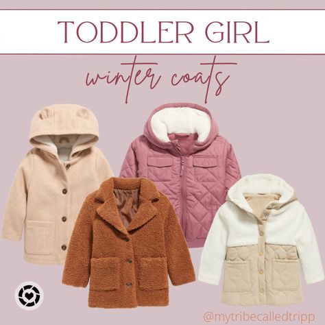 Winter Snow Clothes, Snow Clothes, Toddler Coat, Toddler Jacket, Sherpa Coat, Winter Coats, Hooded Coat, Puffer Coat, Winter Coat