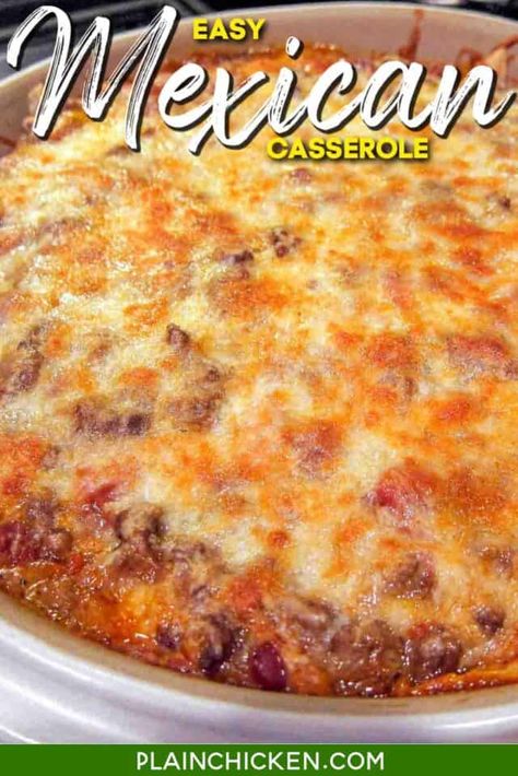 Quick & Easy Beach Vacation Meals - Plain Chicken Beach Vacation Meals, Baked Dinners, Recipe Casserole, Rotel Recipes, Tomatoes And Cheese, Taco Toppings, Mexican Casserole Recipe, Mexican Recipe, Mexican Casserole