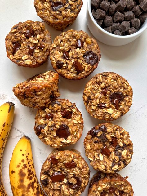 EASY Baked Oatmeal Cups (dairy-free gluten-free) Blueberry Oatmeal Cups, Nutrient Dense Breakfast, Nutrient Dense Recipes, Easy Baked Oatmeal, Easy And Healthy Breakfast, Baked Oatmeal Healthy, Healthy Oatmeal Recipes, Baked Oatmeal Cups, Dairy Free Breakfasts