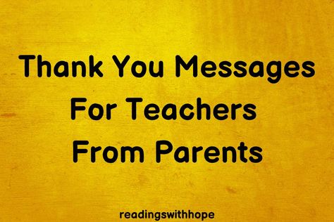 Discover heartfelt thank you messages that parents can use to show appreciation to teachers for their dedication and impact on their children's lives. Thank You From Teacher To Parents, Teacher Appreciation Message, Thank You Phrases, Compassion Meaning, Teacher Thank You Notes, Wishes For Teacher, Funny Thank You Cards, Message For Teacher, Toddler Teacher