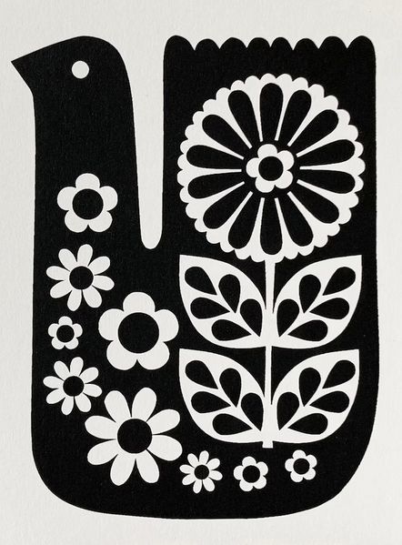 Scandinavian Folk Art Patterns, Diy Bag Painting, Folk Art Patterns, Aluminum Foil Crafts, Folk Bird, Danish Culture, Etched Jewelry, Diy Room Decor Videos, Folk Art Flowers