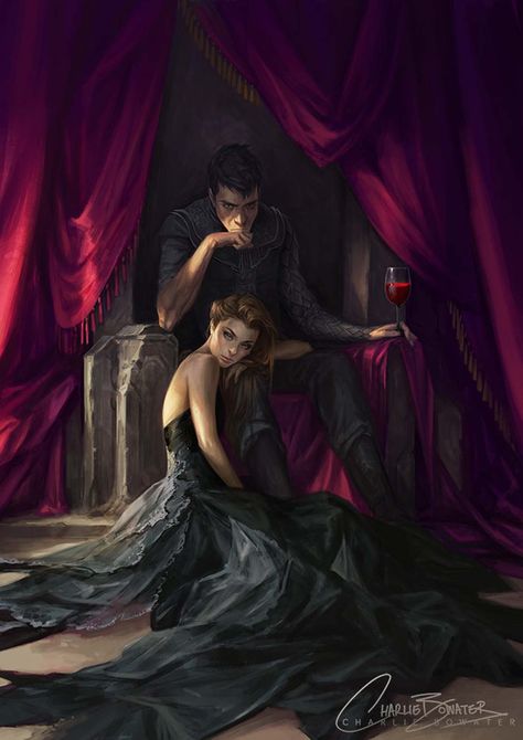 Paintable Charlie Bowater: 18 Enchanting Fantasy Art and Illustrations Charlie Bowater, Feyre And Rhysand, Fantasy Couples, A Court Of Wings And Ruin, Sarah J Maas Books, Hades And Persephone, A Court Of Mist And Fury, Red Queen, Throne Of Glass